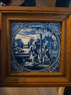Delfs blauwe tegeltjes met oude ambachten, Antiek en Kunst, Ophalen of Verzenden