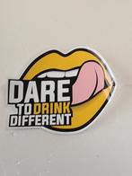 sticker dare tot drink different, Verzamelen, Ophalen of Verzenden, Nieuw