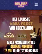 2 Tickets Fase 2, Beleef ABBA in Feesttent Rijnhal Arnhem!, Twee personen