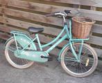 Nogan Cargo turquoise 22 inch meisjesfiets met mandje, Ophalen, 22 inch, Gebruikt, Handrem