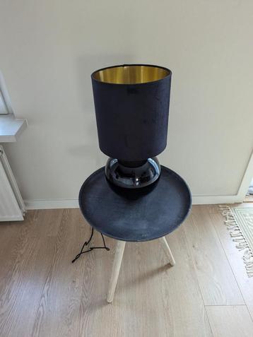 Lucide ESTERAD - Tafellamp - Ø 24 cm - 1xE14 - Zwart beschikbaar voor biedingen