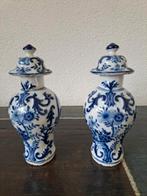 18e eeuw Delfts aardewerk deksel vaasjes. De drie klokken., Ophalen of Verzenden
