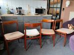 Lubke design stoelen, 4 x, vintage jaren 60/70., Twee, Gebruikt, Stof, Ophalen of Verzenden