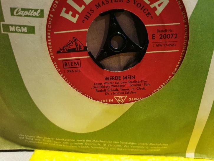 Rudolf Schock - Werde Mein (s8), Cd's en Dvd's, Vinyl Singles, Pop, Ophalen of Verzenden