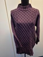 Trui winter paars met kabels, Ophalen of Verzenden, Zo goed als nieuw, Maat 42/44 (L), Paars