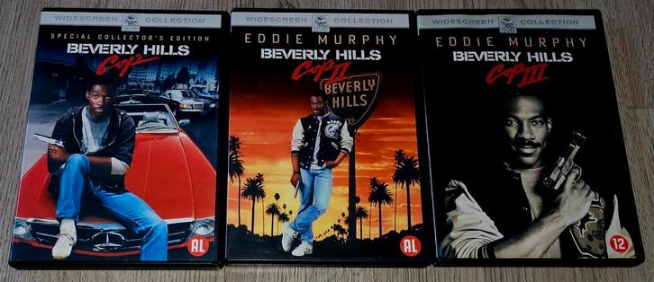 Beverly Hills Cop Trilogy - 3 DVDs, Cd's en Dvd's, Dvd's | Actie, Gebruikt, Actiekomedie, Boxset, Vanaf 12 jaar, Ophalen of Verzenden