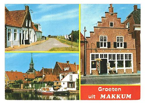 34266	Makkum	Friesland	 	Gelopen met postzegel, Verzamelen, Ansichtkaarten | Nederland, Gelopen, Friesland, Ophalen of Verzenden