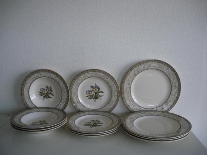 Johnson Bros servies Enchanted Garden, Huis en Inrichting, Keuken | Servies, Zo goed als nieuw, Bord(en), Overige stijlen, Porselein
