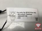 vw polo 2g 2018 vag microfoon telefoon 3b0035711b, Ophalen of Verzenden, Gebruikt, Volkswagen