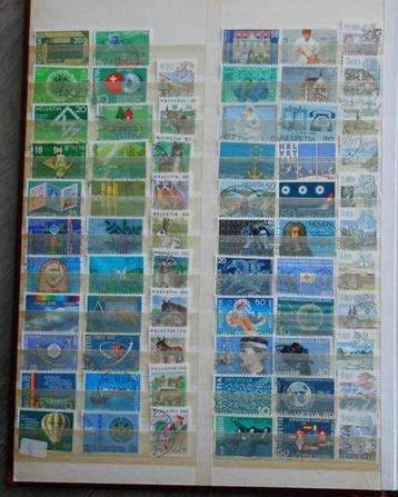 Kavel zw-01 mooie postzegels Zwitserland. 600 stuks beschikbaar voor biedingen