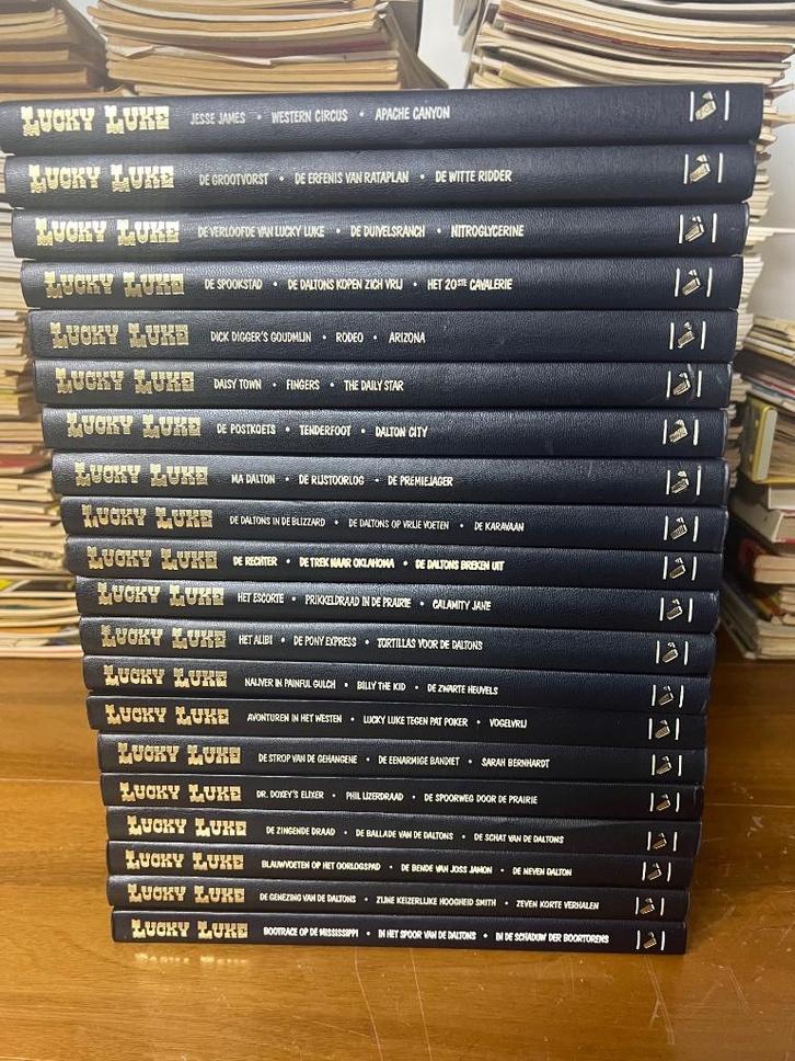 Lucky Luke lekturama serie 1 t/m 21 compleet in nieuwstaat., Boeken, Stripboeken, Zo goed als nieuw, Complete serie of reeks, Ophalen of Verzenden