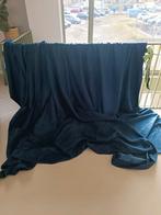 Blauw Verduisterend Gordijn - 250x370 cm, Huis en Inrichting, Ophalen of Verzenden, Zo goed als nieuw, 200 cm of meer, Modern