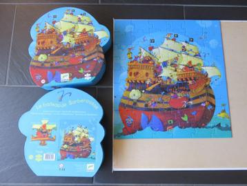 Djeco puzzel 54stukjes, Het schip van Roodbaard. beschikbaar voor biedingen