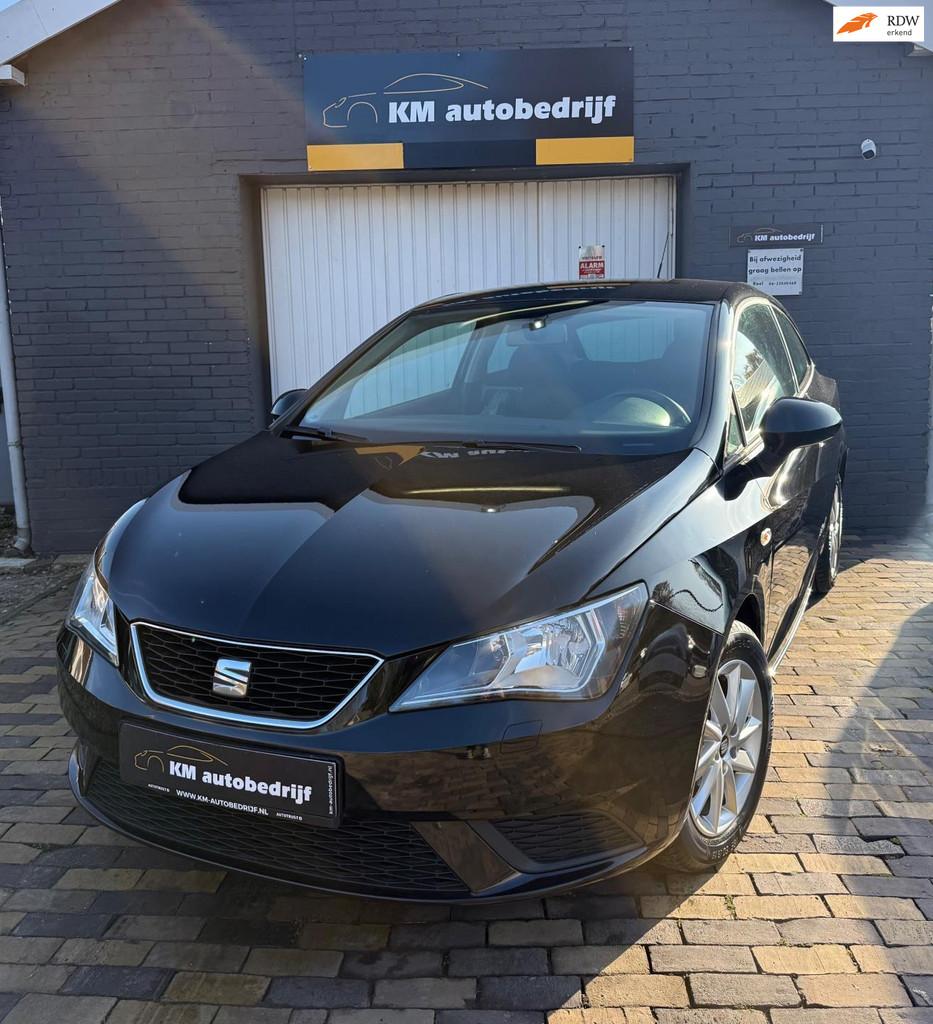 SEAT Ibiza SC 1.4 TSI *Clima*Cruise*Navi*LM*Apk, Auto's, Voorwielaandrijving, Gebruikt, Zwart, 4 cilinders