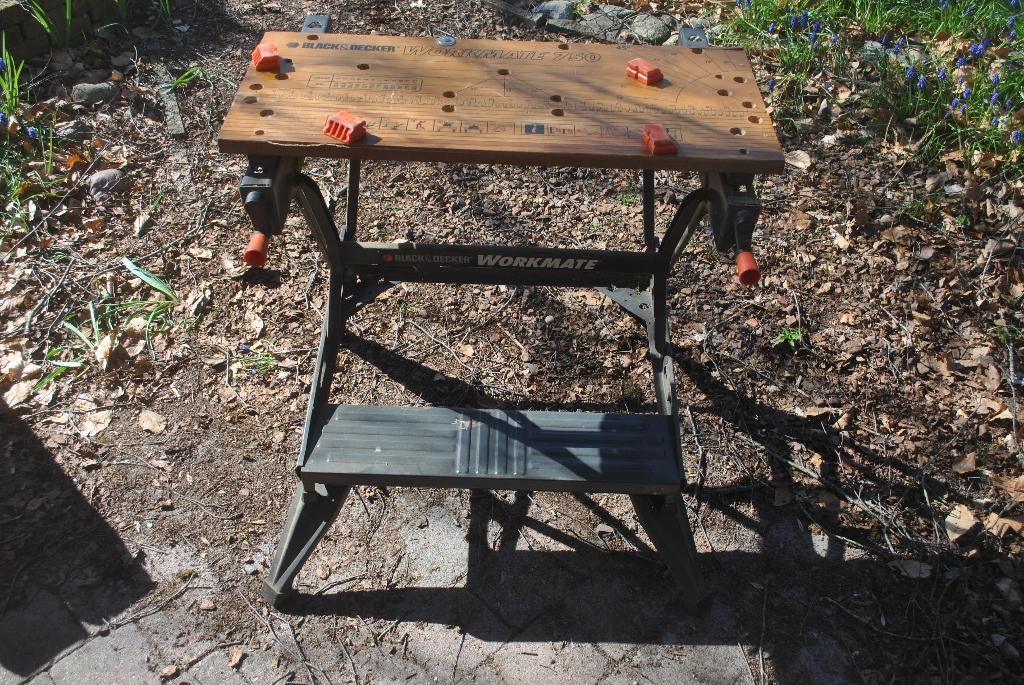 Workmate, Black en Decker 750, Doe-het-zelf en Verbouw, Werkbanken, Ophalen, Gebruikt, Minder dan 70 cm, Inklapbaar