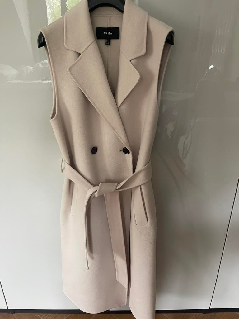 Arma mouwloze mantel maat 34, Ophalen of Verzenden, Zo goed als nieuw, Maat 34 (XS) of kleiner