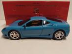 Rare Ferrari Modena Turquoise black window Bburago  1:18 KRD, Ophalen of Verzenden, Zo goed als nieuw, Auto, Overige merken