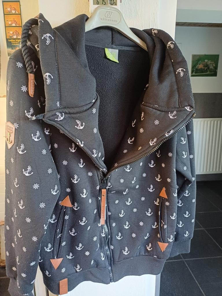 ️️ Vinte Sports Vest mt M met anker afbeeldingen ️️, Kleding | Dames, Maat 38/40 (M), Vinte Sports, Zwart, Ophalen of Verzenden