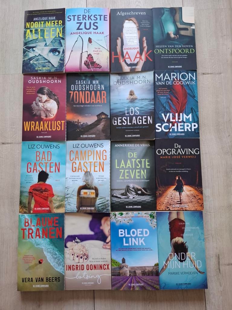 12 thrillers van de crime compagnie los vanaf 2,50 per boek, Ophalen of Verzenden, Zo goed als nieuw
