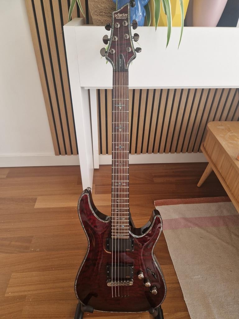 Schecter C-1 Hellraiser elektrische gitaar, Ophalen, Zo goed als nieuw, Solid body, Overige merken