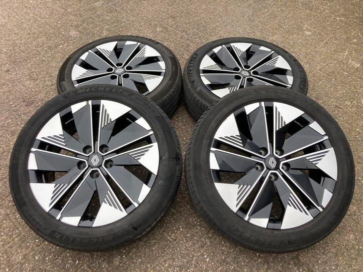 19” originele Renault Scenic Etech velgen + banden 5x114.3, Auto-onderdelen, Banden en Velgen, Banden en Velgen, Zomerbanden, 19 inch