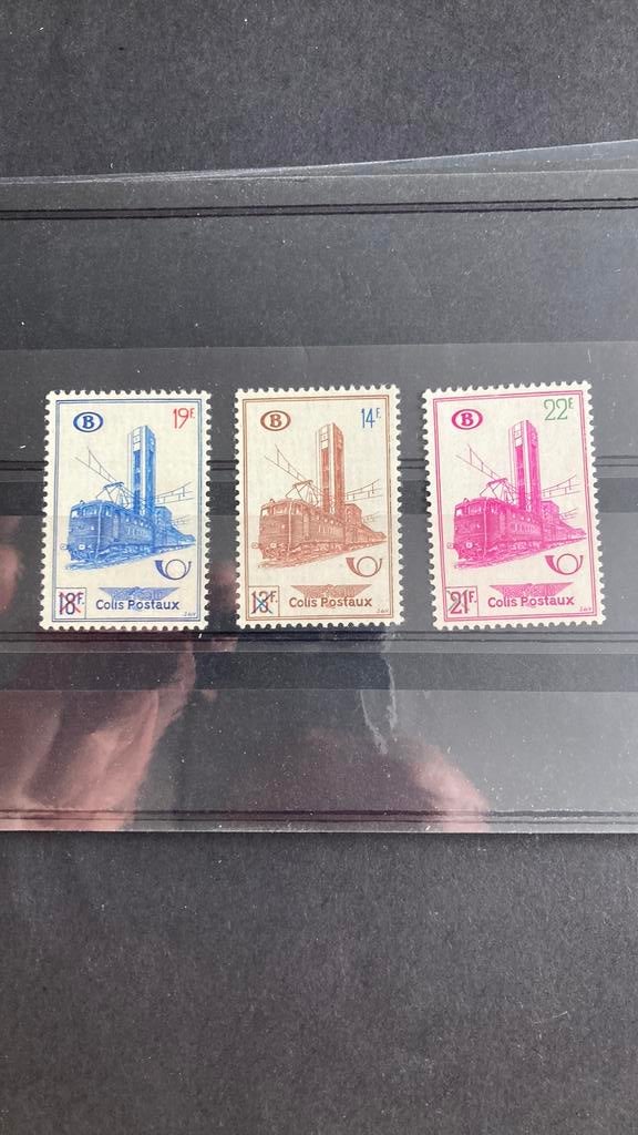 België 358/60 treinen post fris/1287, Ophalen of Verzenden