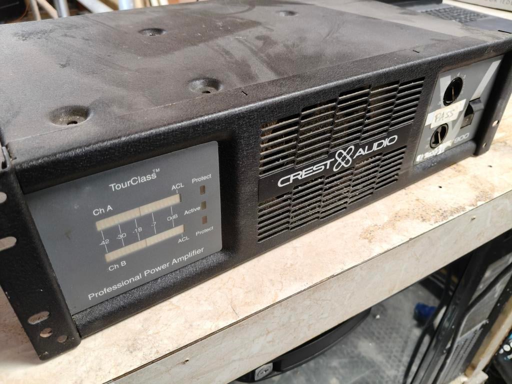 Crest Audio TourClass V900 Professional Power Amplifier, Ophalen of Verzenden, Gebruikt, 100 watt of meer