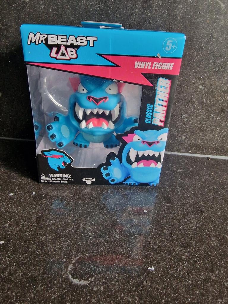 MrBeast Lab Classic Panther Vinyl Figuur - 8,8 cm, Ophalen of Verzenden, Nieuw