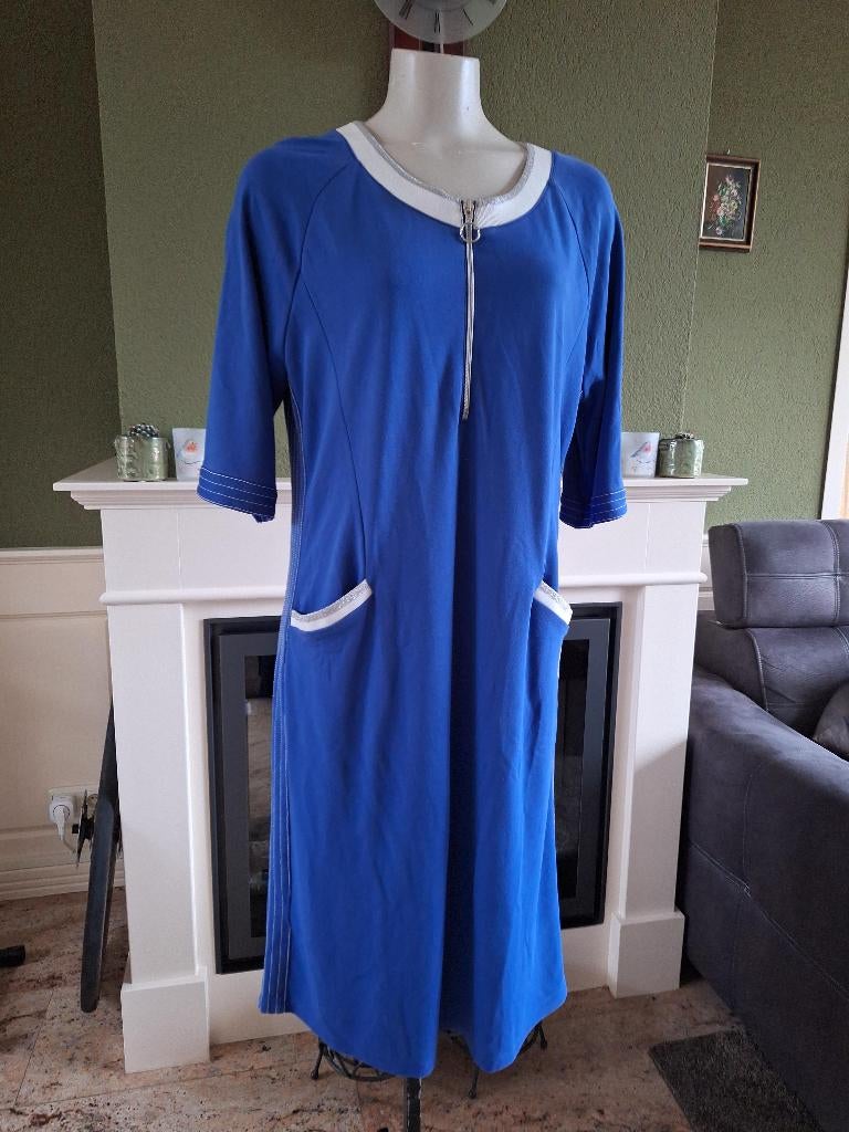 Betty Barclay sportieve blauwe jurk 44, Kleding | Dames, Maat 42/44 (L), Betty Barclay, Knielengte, Gedragen