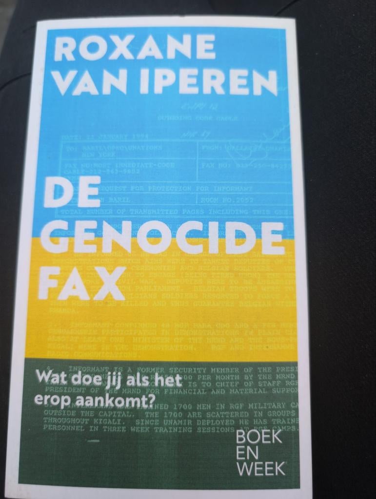 Roxane van Iperen - De Genocide Fax, Ophalen of Verzenden