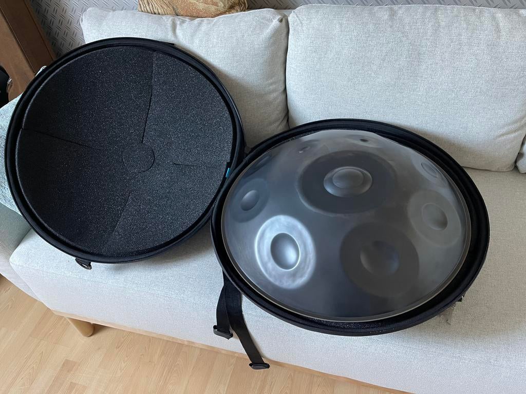 Handpan Ayasa D Kurd 12 met nieuwe Evatek handpankoffer, Muziek en Instrumenten, Ophalen of Verzenden, Zo goed als nieuw, Melodische percussie