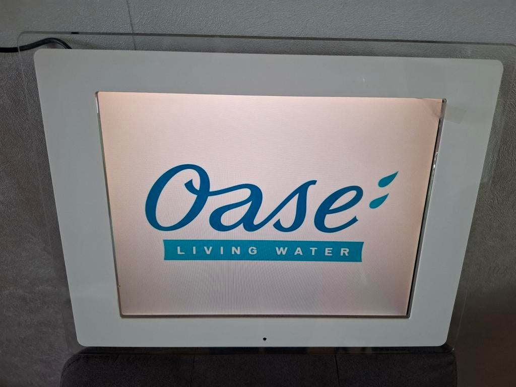 Oase living water presentatie display met video en geluid, Ophalen of Verzenden