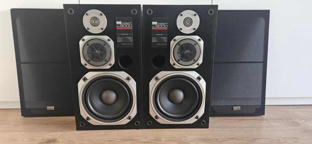 Sansui S-9000 Vintage Hifi Speakers - Uitstekende Staat, Audio, Tv en Foto, Luidsprekers, Zo goed als nieuw, 120 watt of meer