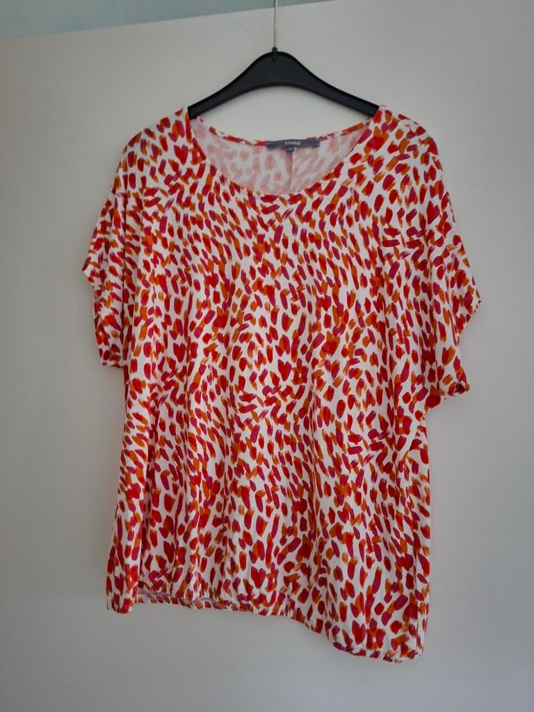 Sanne shirt maat XL, Maat 46/48 (XL) of groter, Ophalen of Verzenden, Zo goed als nieuw, Korte mouw