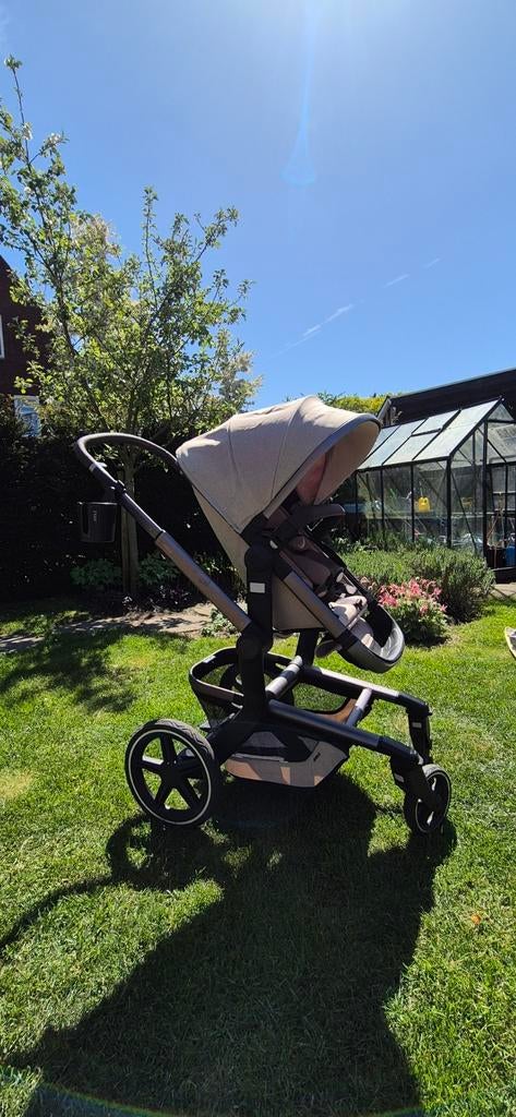 Joolz Day+ kinderwagen met reiswieg en adapters, Kinderen en Baby's, Kinderwagens en Combinaties, Gebruikt, Combiwagen, Verstelbare duwstang