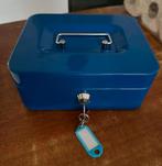 Geld kistjes blauw, Ophalen, Zo goed als nieuw, Metaal of Blik, Overige thema's