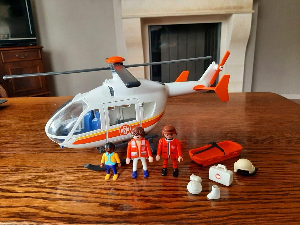 Playmobil traumahelikopter 6686 z.g.a.n., Ophalen, Zo goed als nieuw