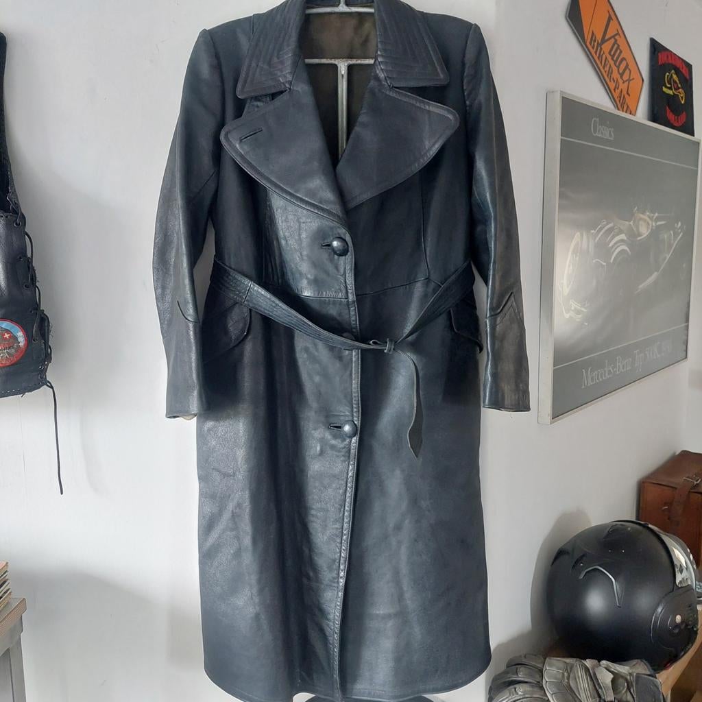 Vintage lederen motorjas, Ophalen of Verzenden, Nieuw