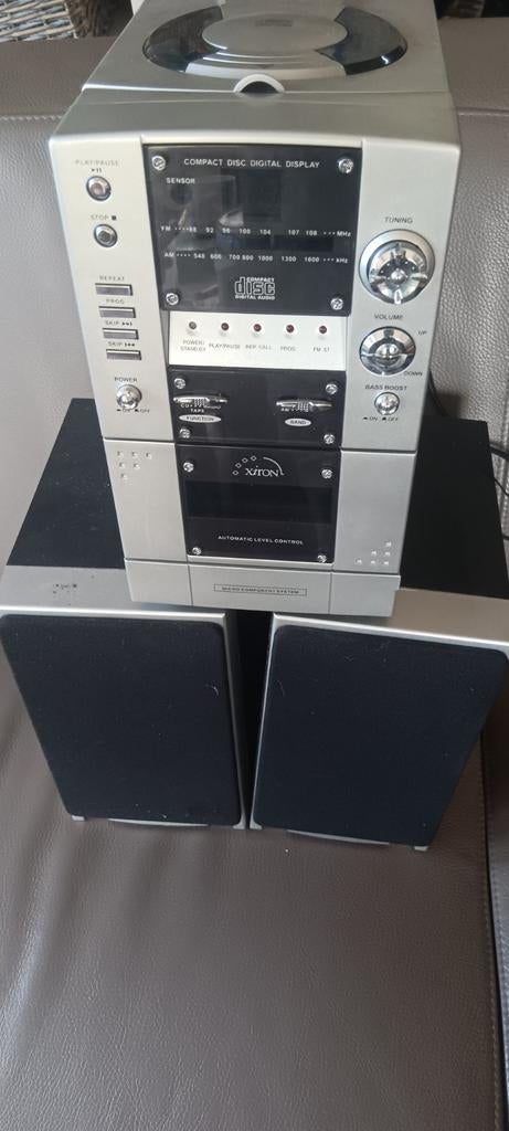 Xiron micro component system met speakers, Ophalen of Verzenden