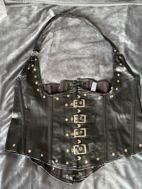 Lak corset 4xl, Kleding | Dames, Ondergoed en Lingerie, Onbekend, Verzenden, Zwart, Body of Korset