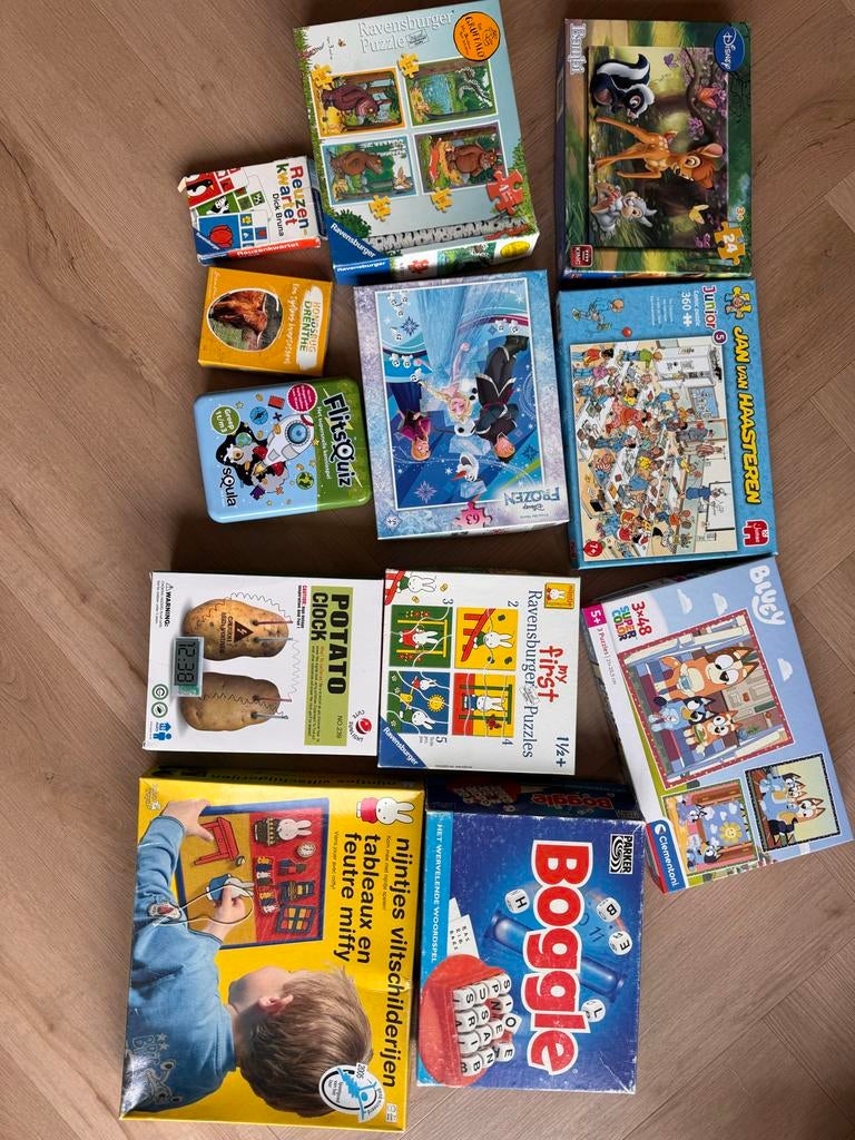 Diverse spellen en puzzels - Gratis af te halen, Ophalen, Gebruikt