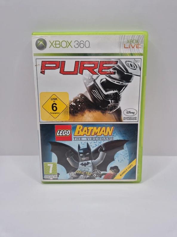 Pure / Batman the Videogame Xbox 360 Double Pack, Ophalen of Verzenden, Zo goed als nieuw, Vanaf 7 jaar, Microsoft Corporation One Microsoft Way Redmond, WA 98052-6399 United States of America (Verenigde Staten) 📞 Telefoon: +1 425-882-8080 support@microsoft.com