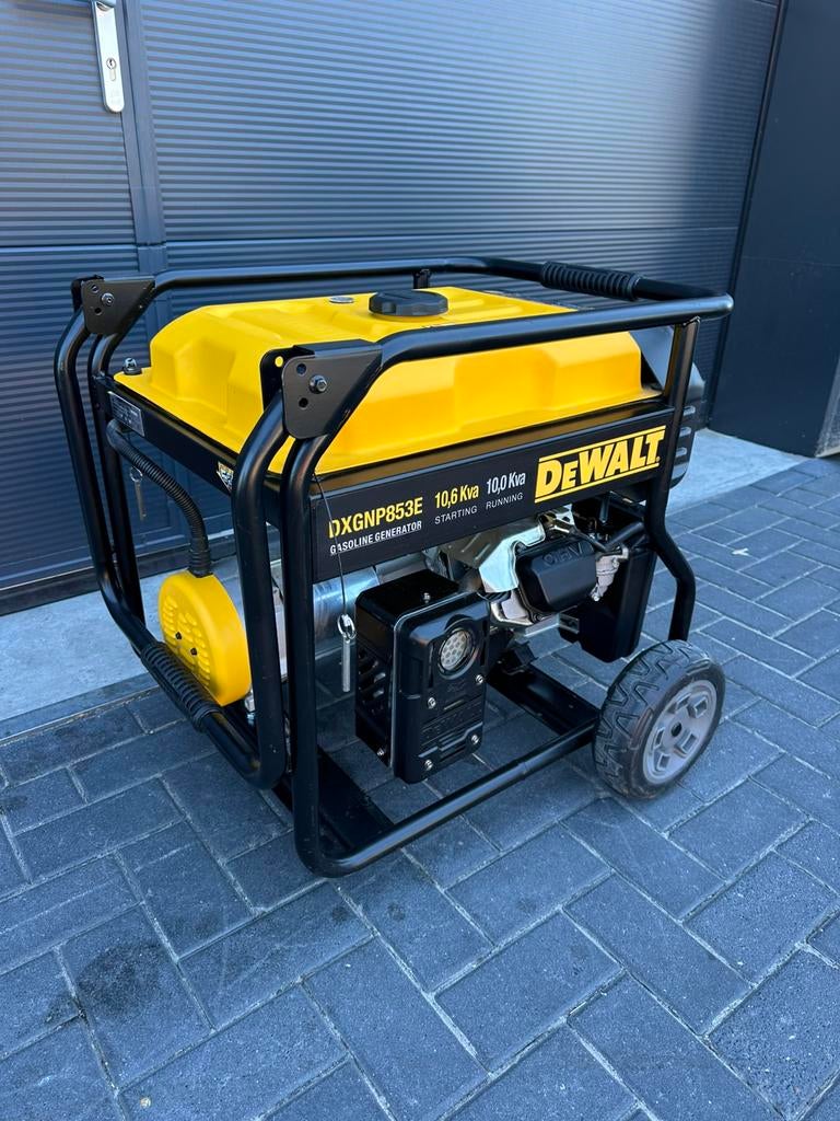 DEWALT DXGNP853E BENZINE GENERATOR 230V/400V – 10,6 kVA, Caravans en Kamperen, Ophalen, Zo goed als nieuw