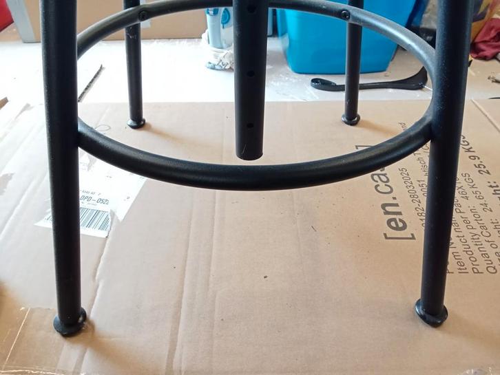 IKEA KULLABERG Kruk - Verstelbaar en Zwart, Huis en Inrichting, Krukjes, Gebruikt, Ophalen of Verzenden