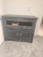 Te koop grijze kast, Ophalen, 50 tot 100 cm, Zo goed als nieuw, Met deur(en)