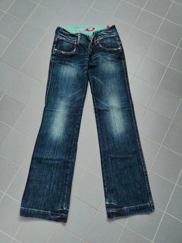 Take two maat L, Kleding | Dames, Ophalen of Verzenden, Zo goed als nieuw, Blauw, W28 - W29 (confectie 36)