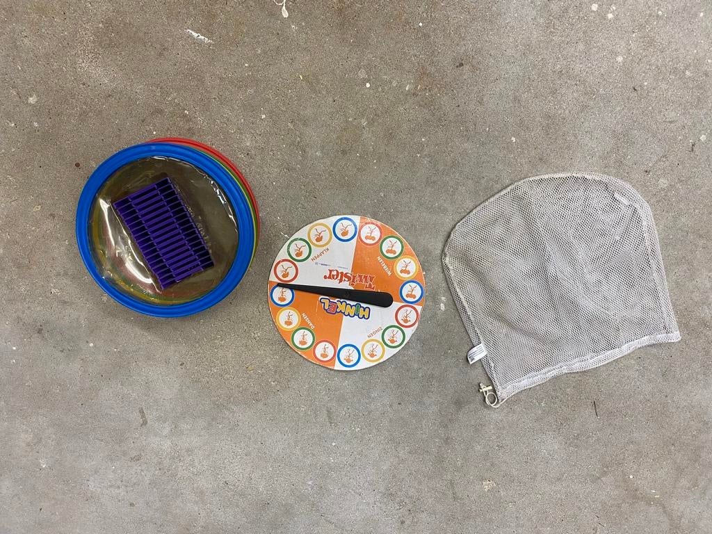 Twister Antster Spel - Compleet met ringen en netje, Drie of vier spelers, Ophalen, Gebruikt