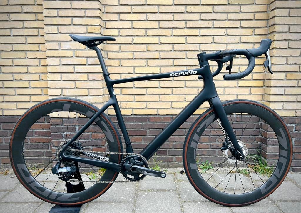 Cervelo Aspero 5 Force eTap 12s PWM Zipp Carbon Disc 58, Fietsen en Brommers, Fietsen | Racefietsen, Carbon, Heren, Zo goed als nieuw