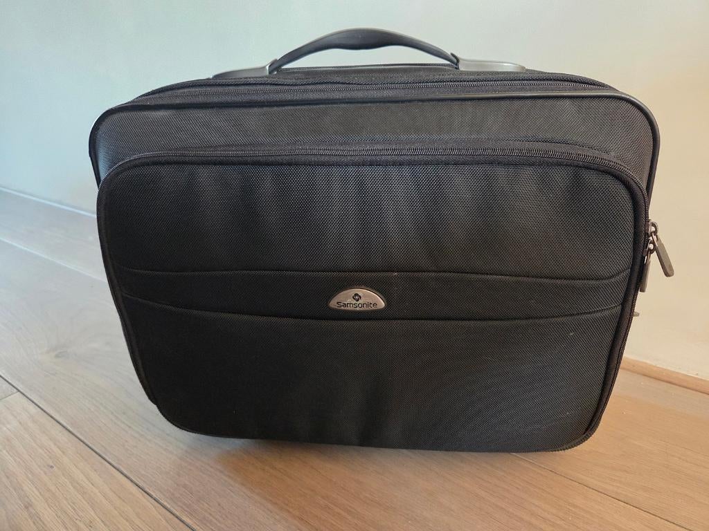 Samsonite kantoor rolkoffer, Sieraden, Tassen en Uiterlijk, Koffers, Overige materialen, Wieltjes, Gebruikt, 45 tot 55 cm