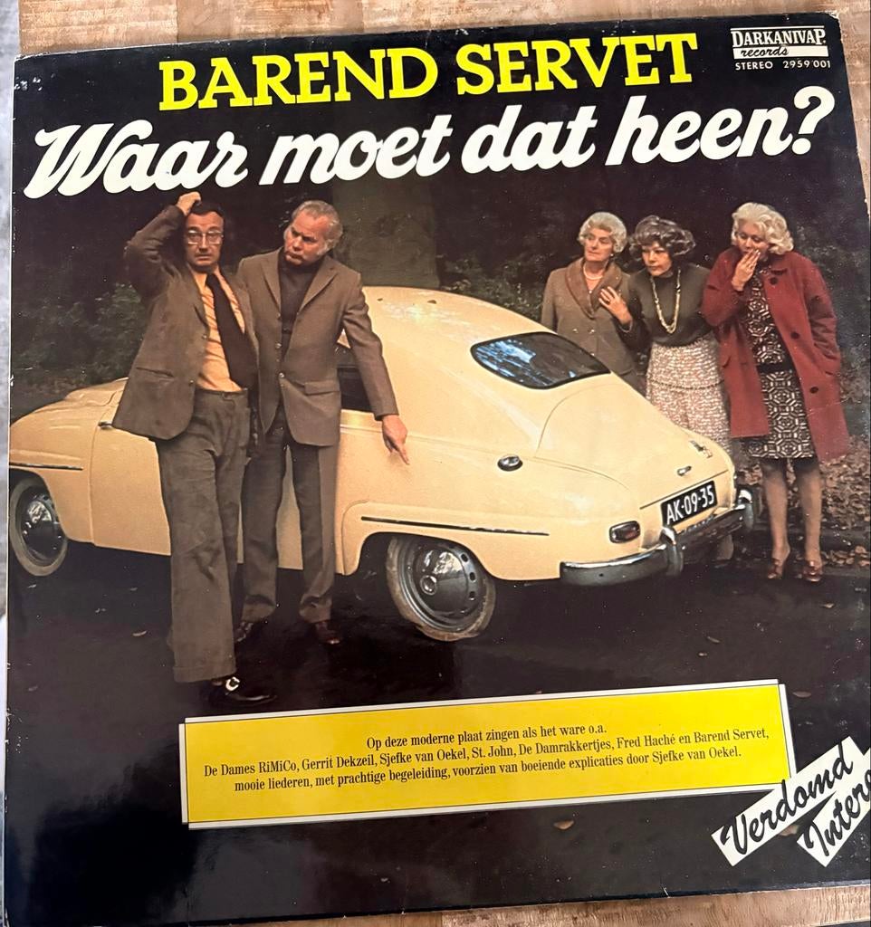 Barend Servet - Waar moet dat heen? vinyl, Ophalen of Verzenden, Gebruikt, 12 inch